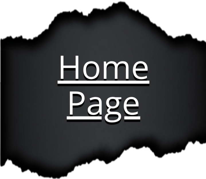 Button text "Home Page" in white font revealed hidden under a short torn paper strip with black paper background.