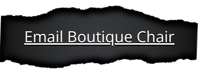 Text "Email Boutique Chair" in white font revealed hidden under a stretched torn paper strip with black paper background.